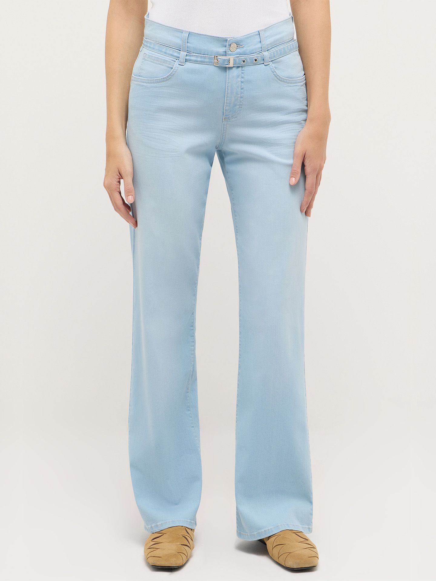 Angels Straight Jeans Liz Blauw 00083207-500