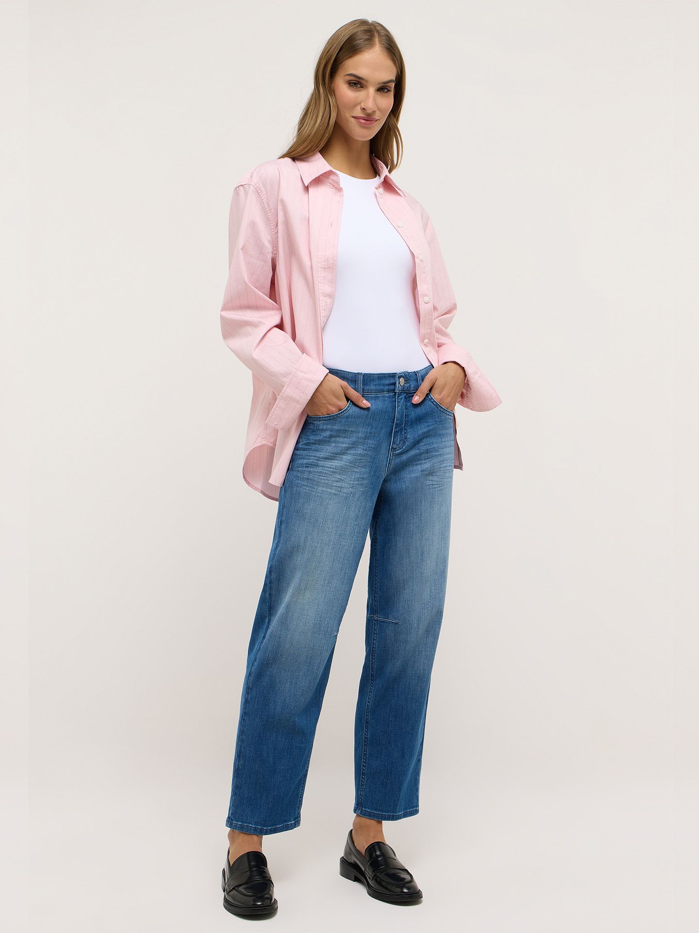 Angels Barrel Jeans Evy 7/8 Blauw 00083210-775