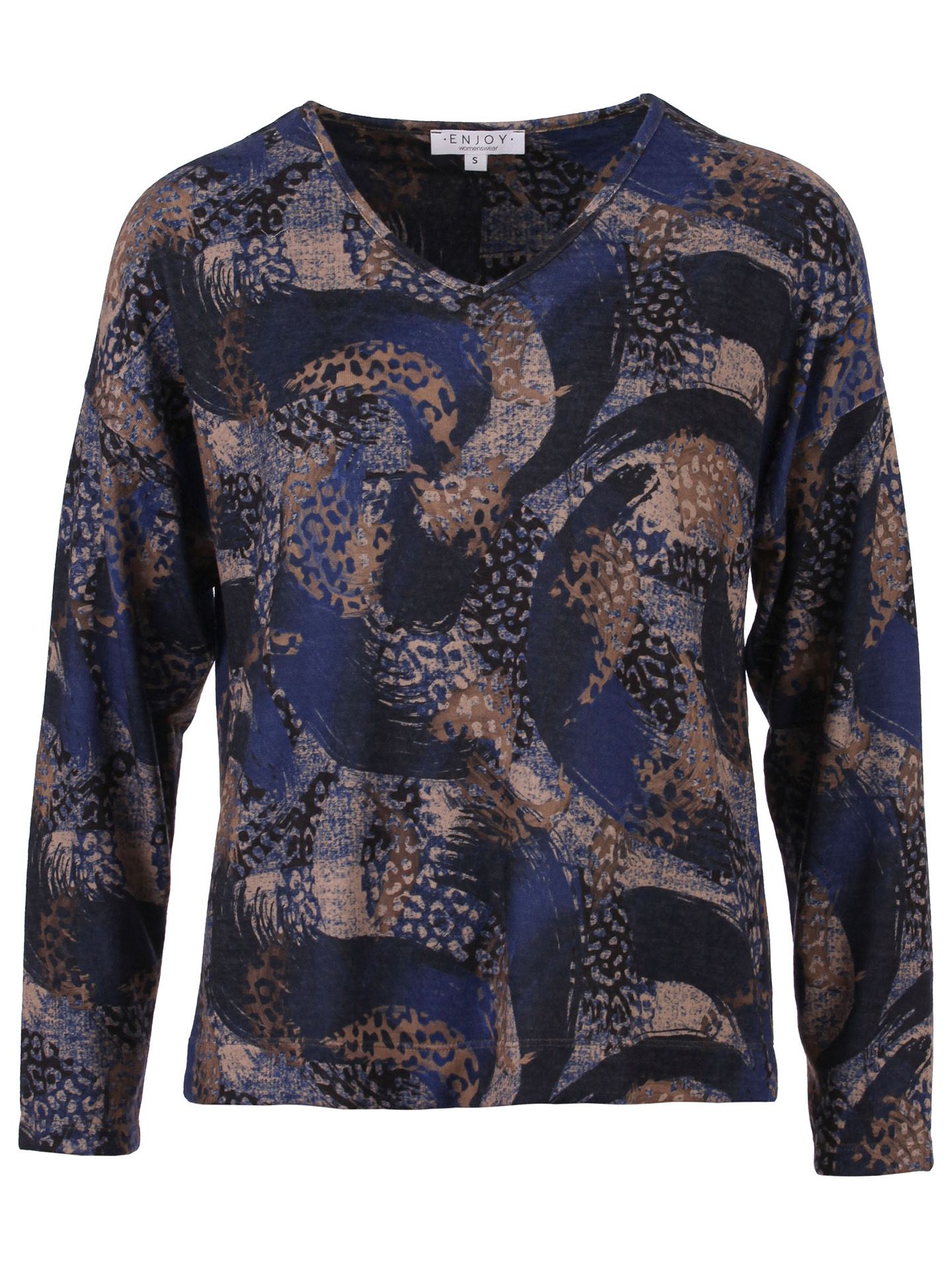 Enjoy Womenswear Shirt Anoek Blauw 00083214-1300