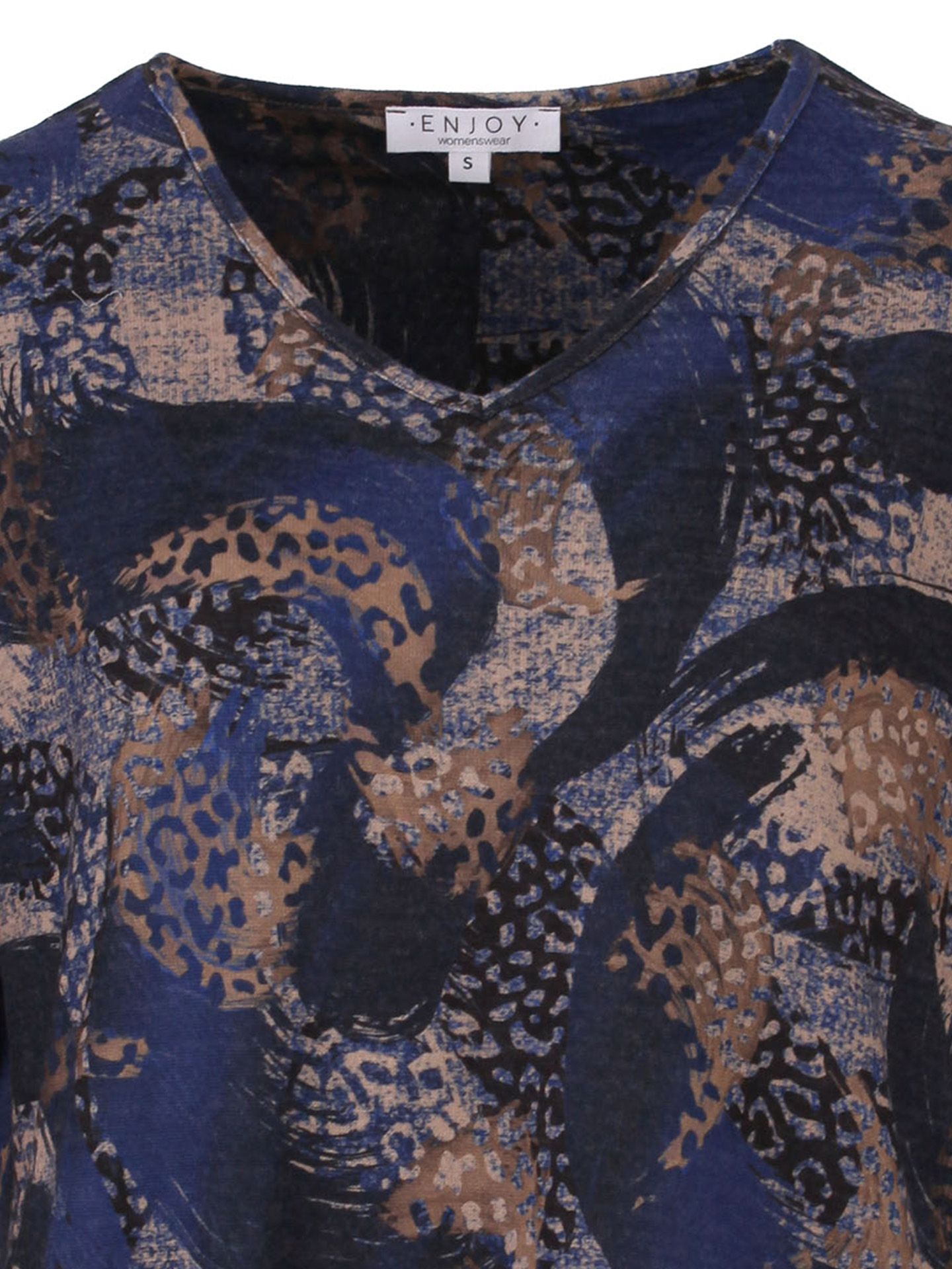 Enjoy Womenswear Shirt Anoek Blauw 00083214-1300