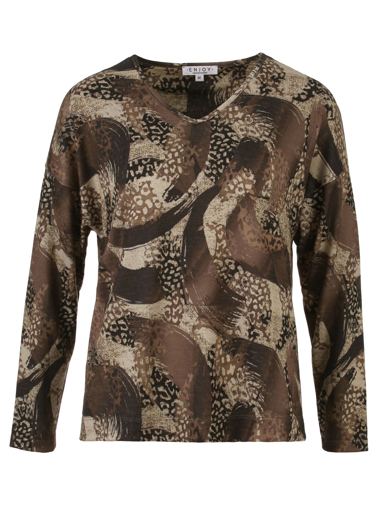 Enjoy Womenswear Shirt Anoek Bruin 2900079664043
