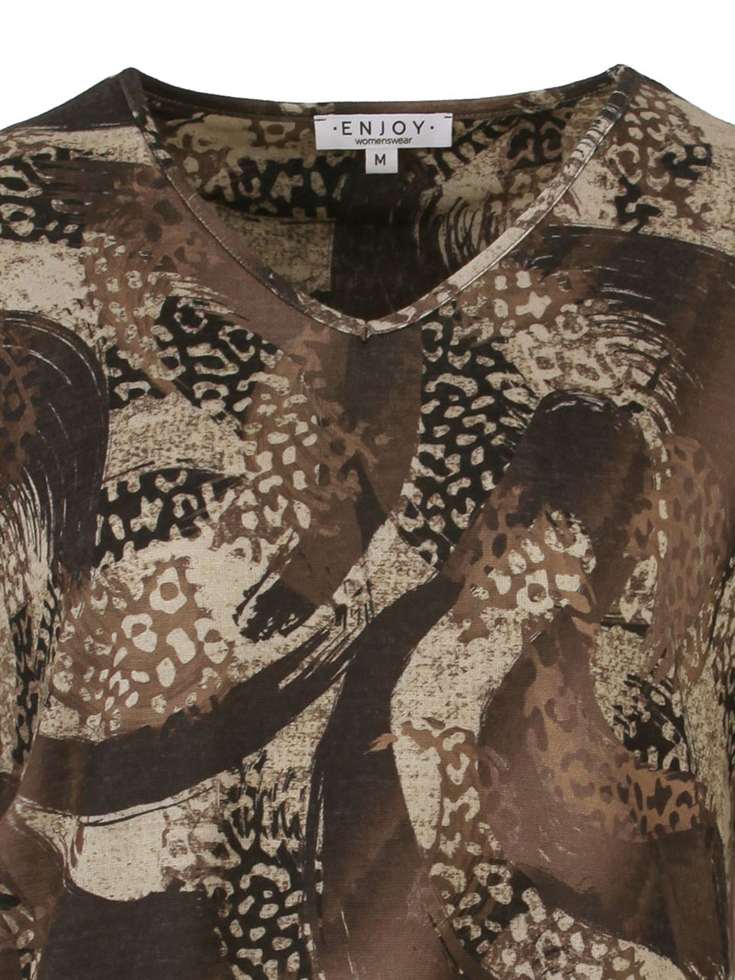 Enjoy Womenswear Shirt Anoek Bruin 00083214-5800