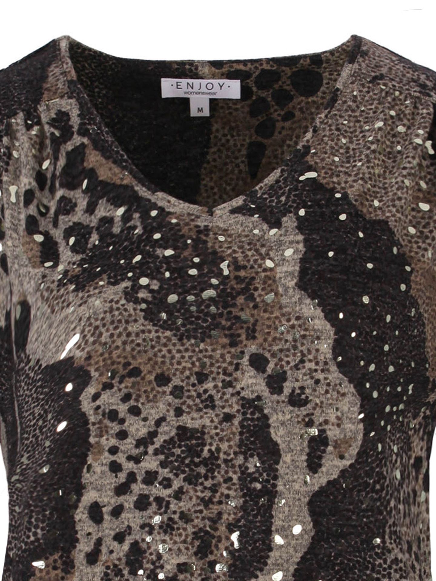 Enjoy Womenswear Shirt Alisa Taupe 00083216-5500