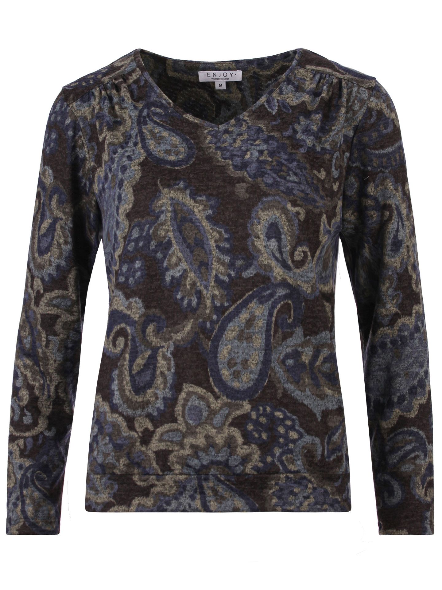 Enjoy Womenswear Shirt Bente Blauw 2900079669024