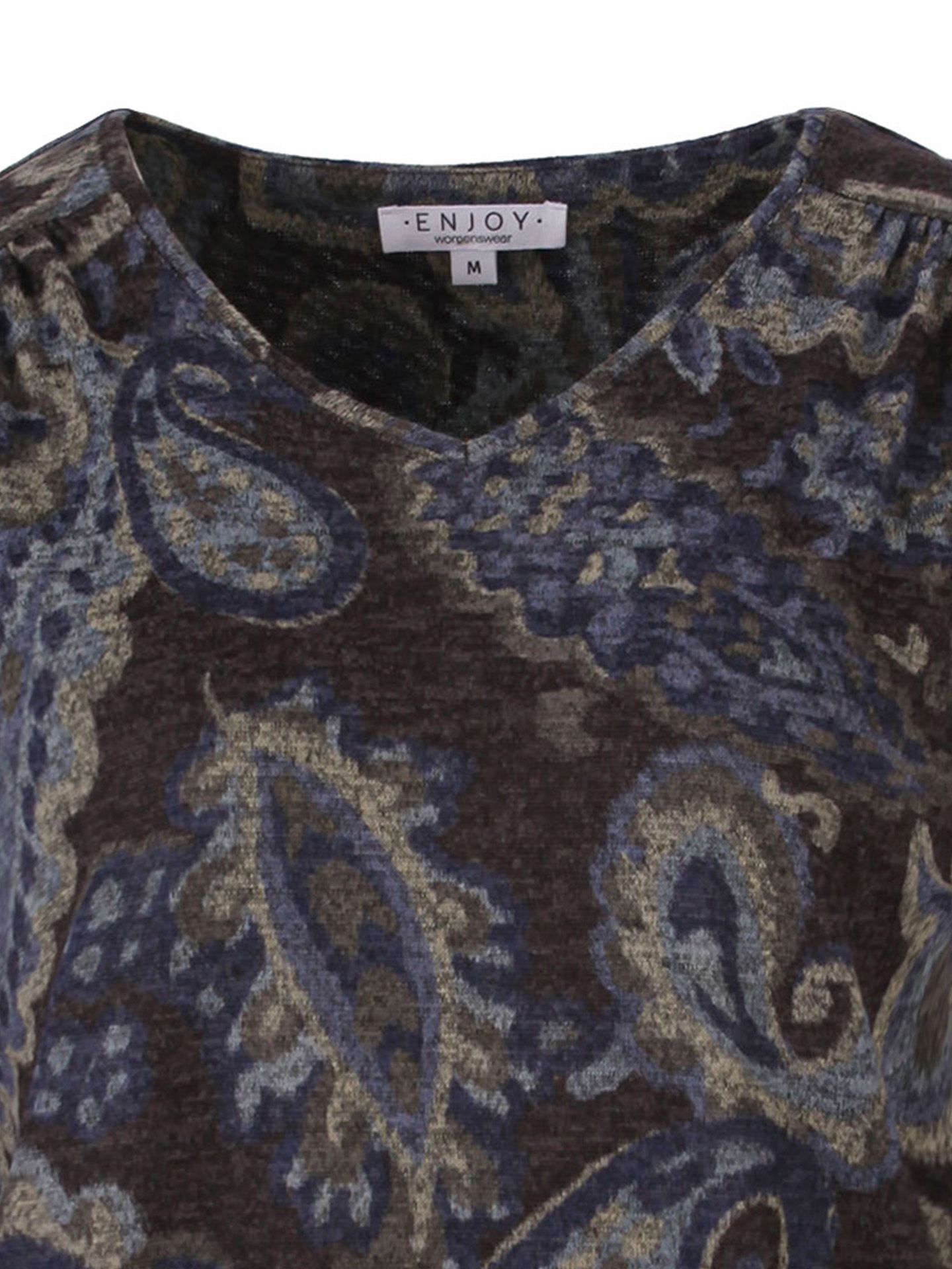 Enjoy Womenswear Shirt Bente Blauw 00083217-1350