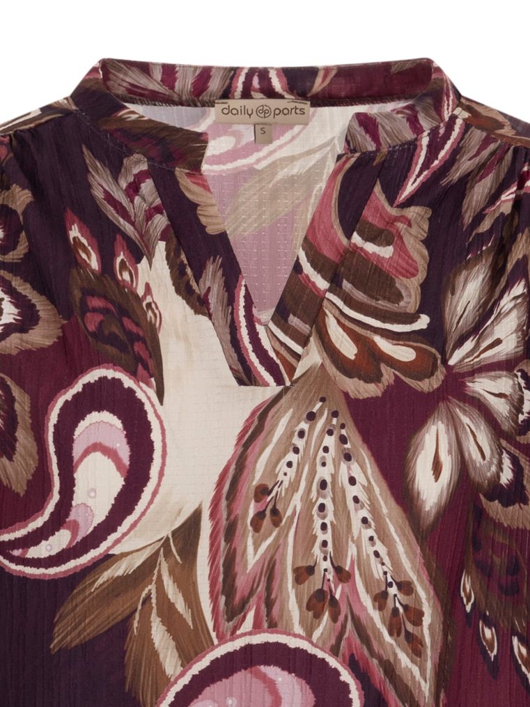 daily parts Blouse Amara Rood 00083227-3600