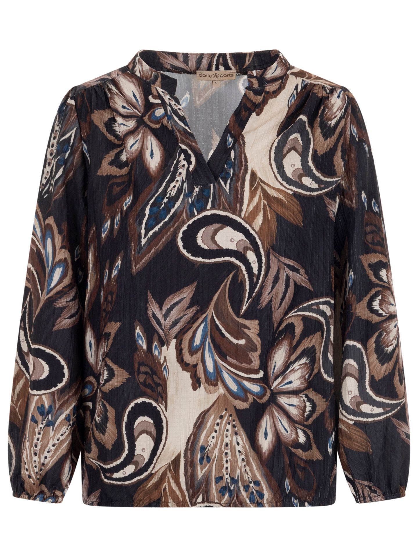 daily parts Blouse Amara Zwart 2900079683037