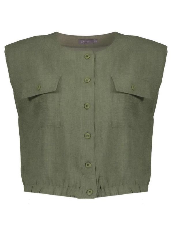 Geisha Blouse Mirthe Groen 2900079703056