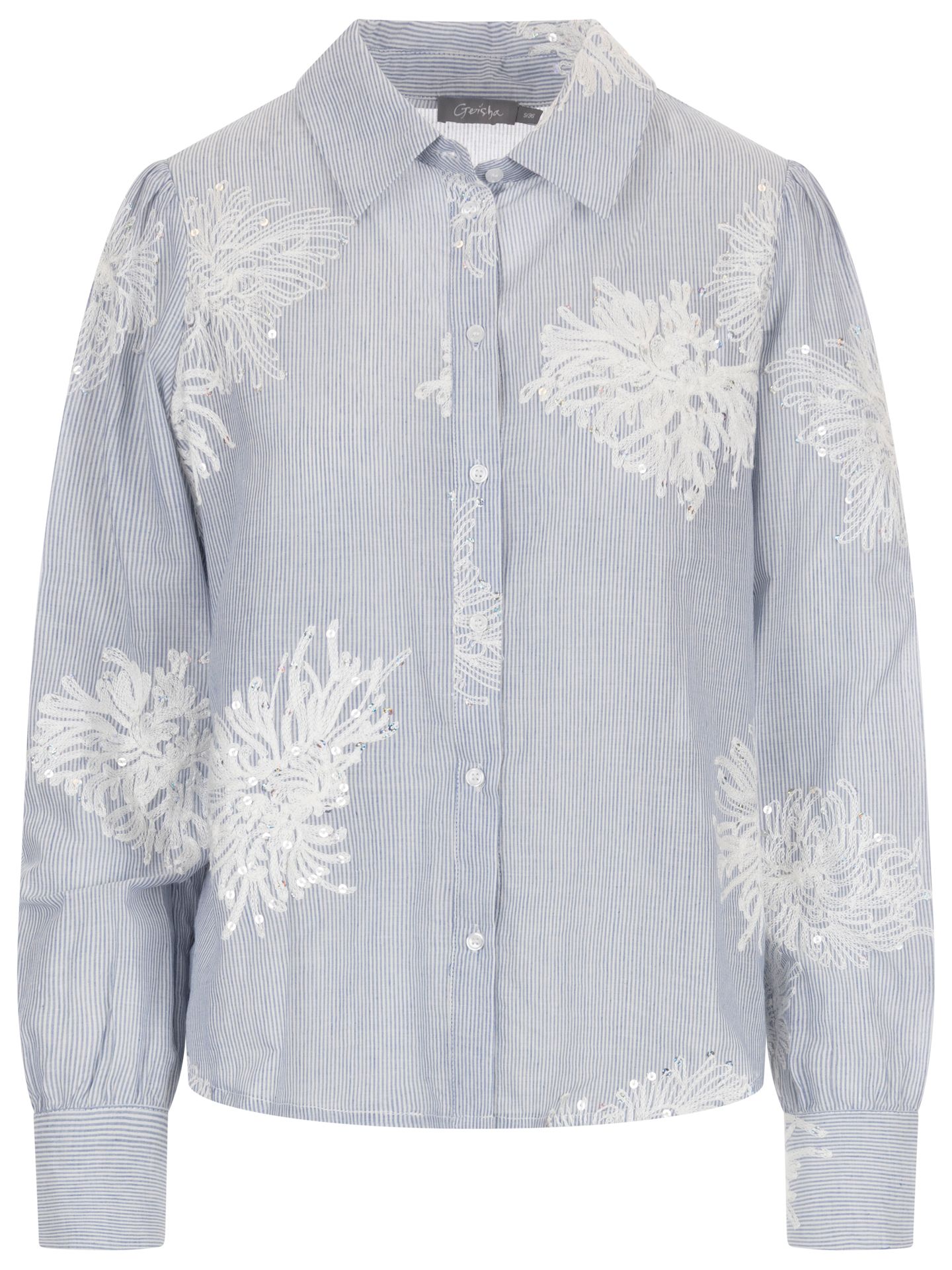 Geisha Blouse Janiek Blauw 00083238-1600