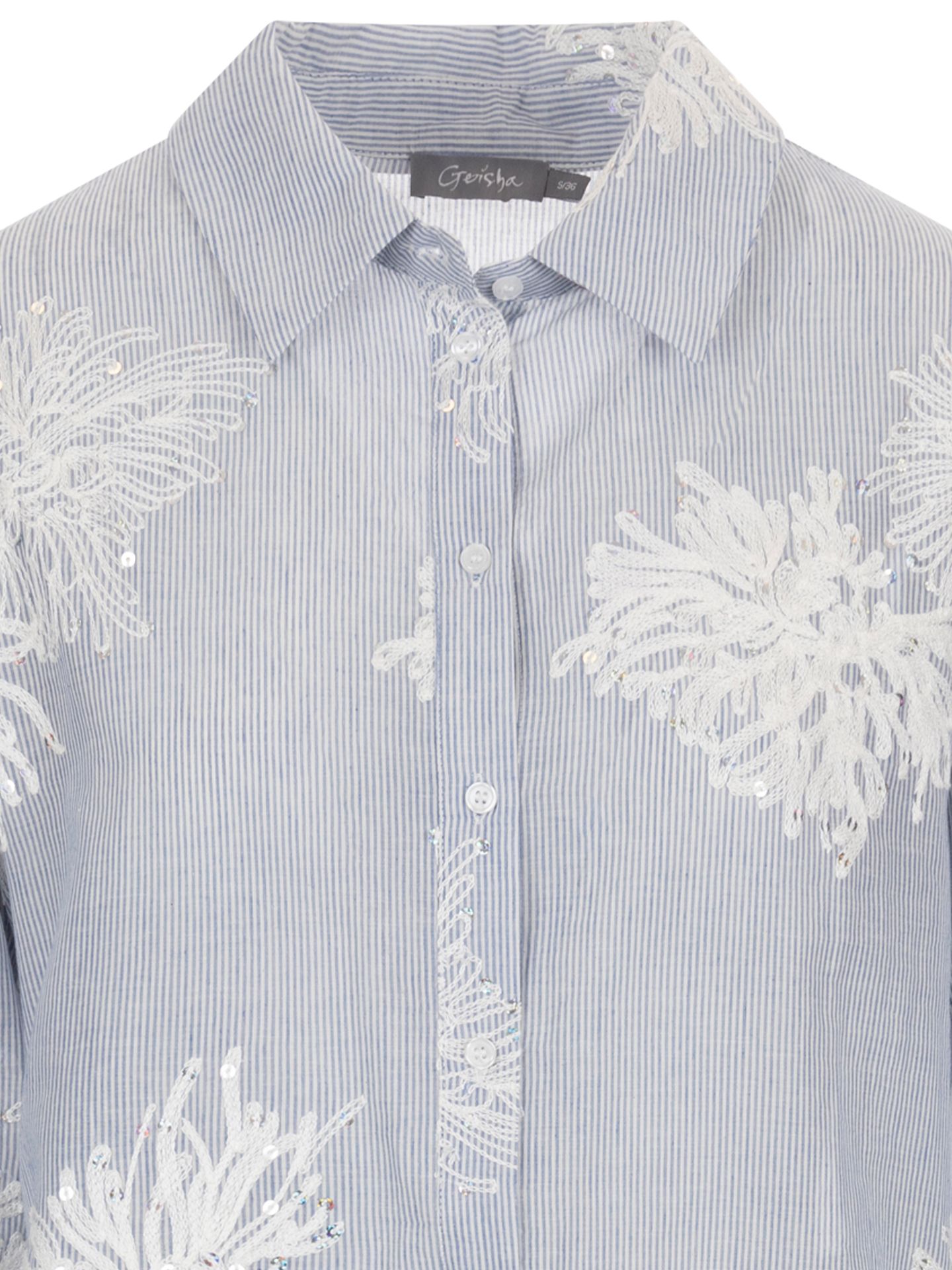 Geisha Blouse Janiek Blauw 00083238-1600