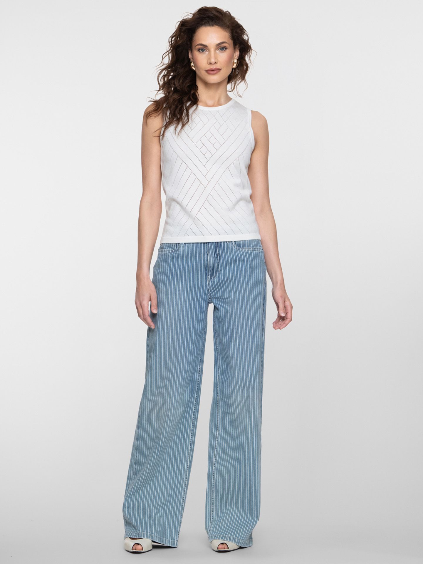 Geisha Straight Jeans Elise Blauw 00083245-500