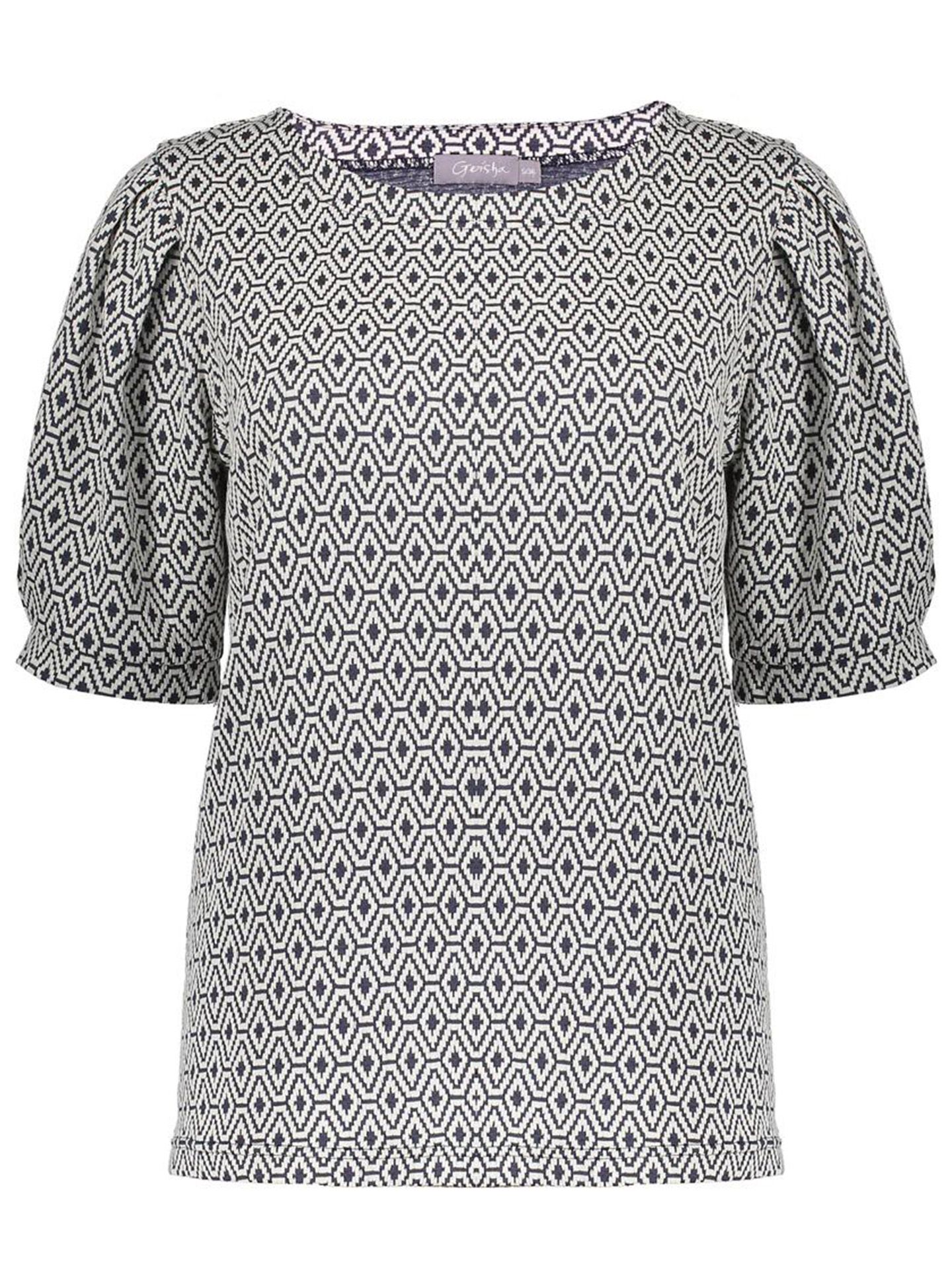 Geisha T-shirt Daisy Blauw 00083248-1500