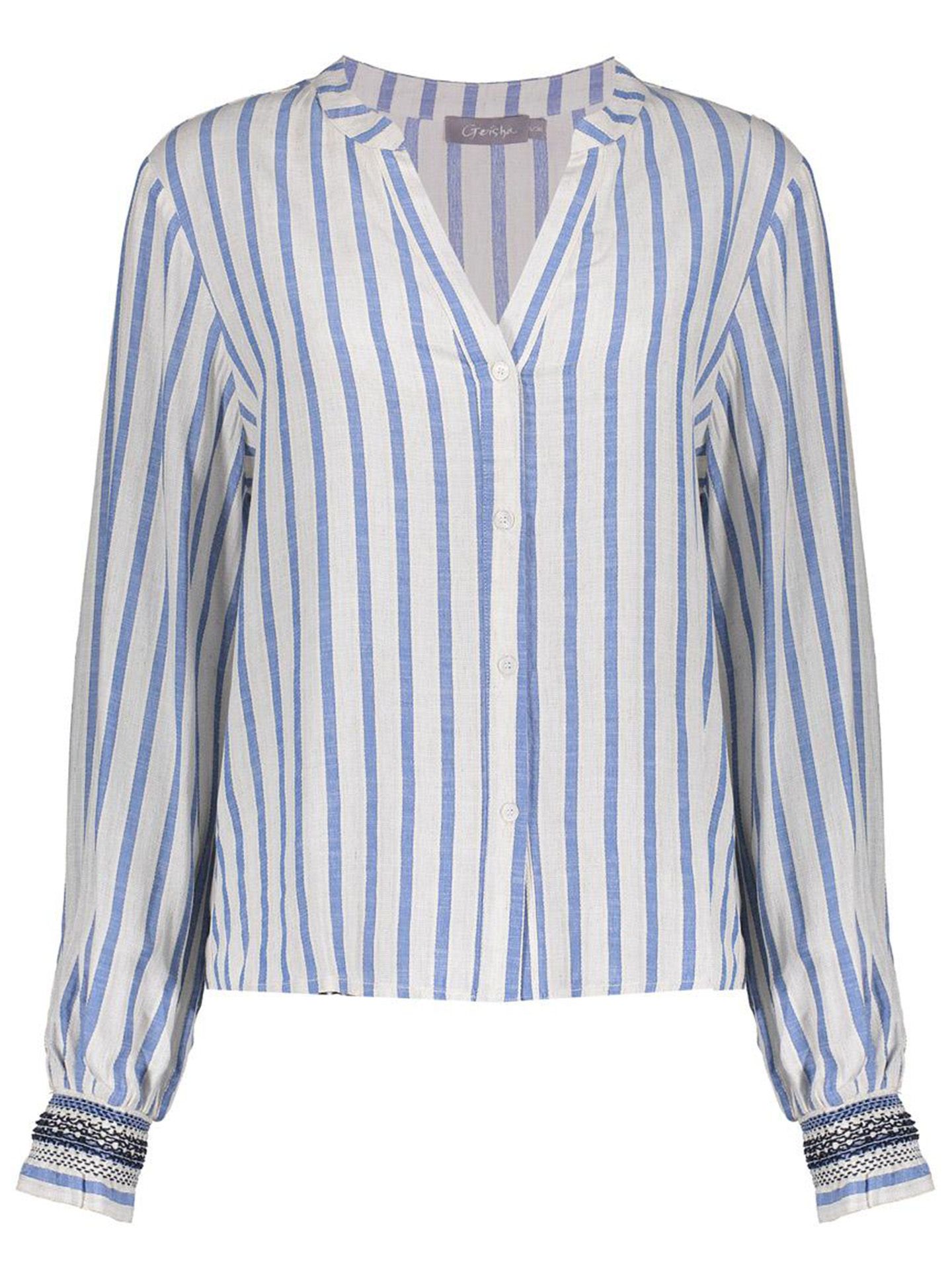 Geisha Blouse Kim Blauw 00083252-1600