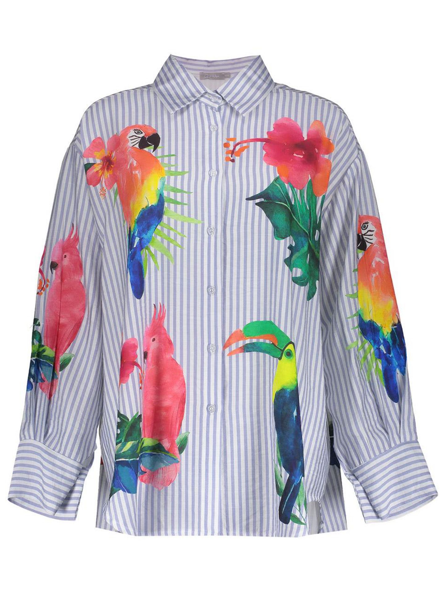 Geisha Blouse Yara Blauw 00083253-1600