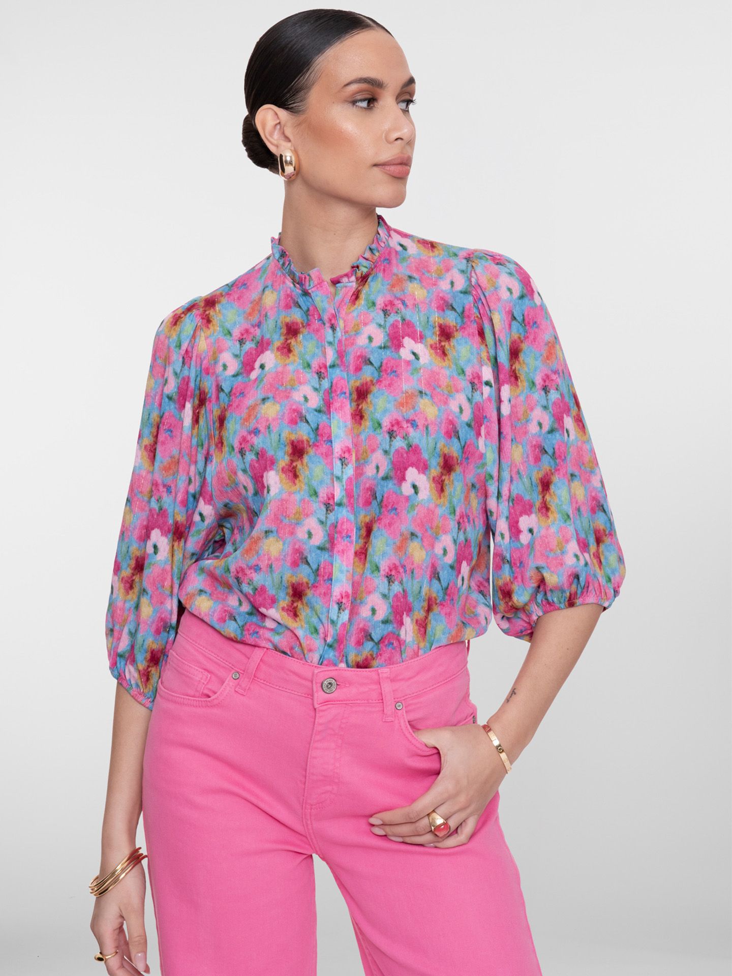 Geisha Blouse Katja Roze 00083254-3900