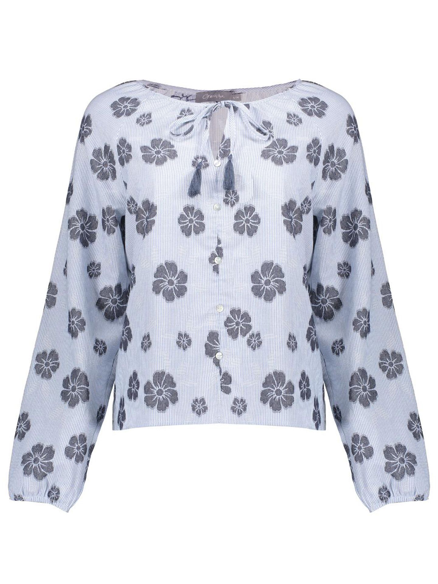 Geisha Blouse Rosa Blauw 00083255-1600