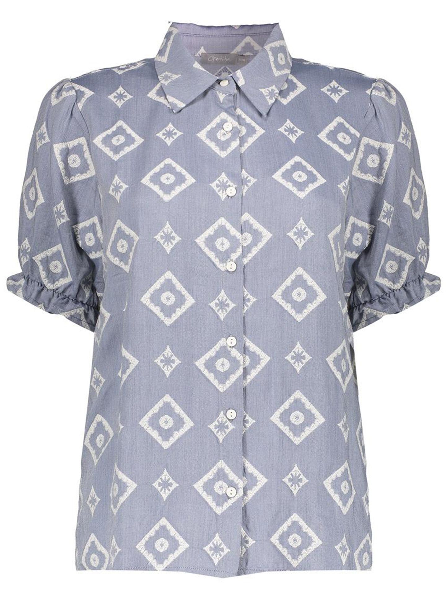 Geisha Blouse Nova Blauw 00083258-1350