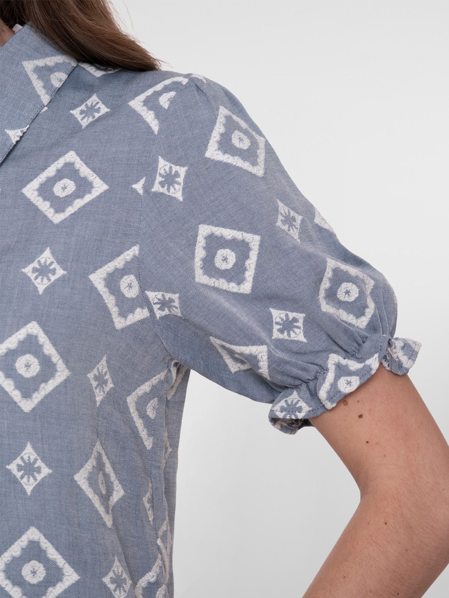 Geisha Blouse Nova Blauw 00083258-1350