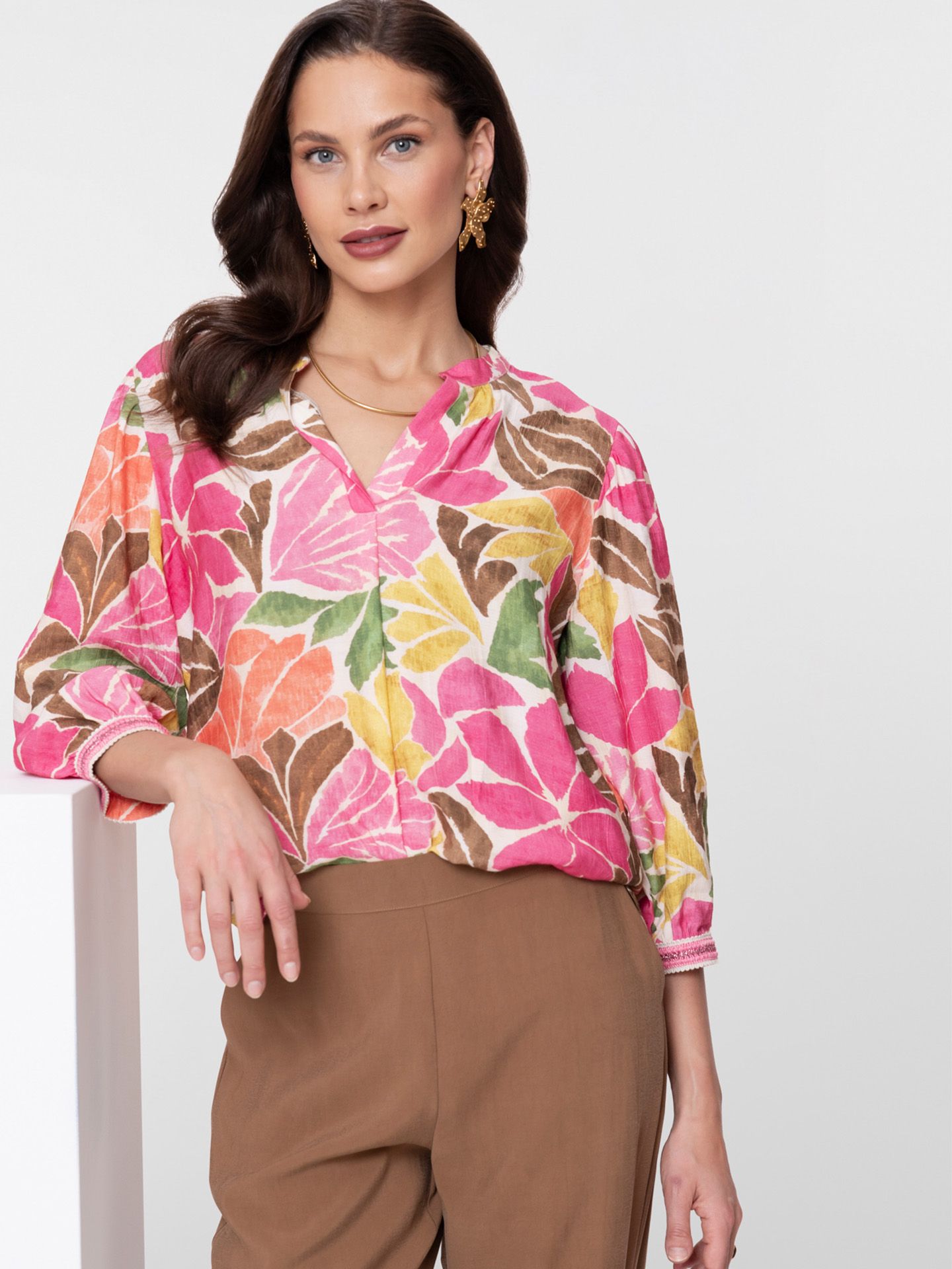 Geisha Blouse Suze Roze 00083260-3900