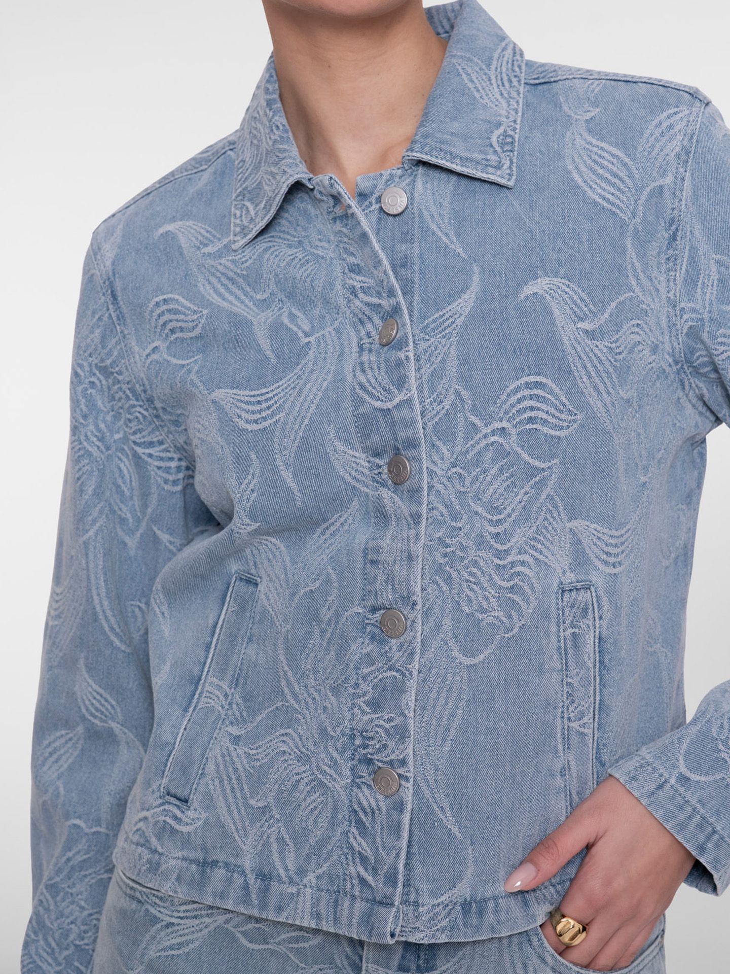 Geisha Jasje Lily Blauw 00083264-500