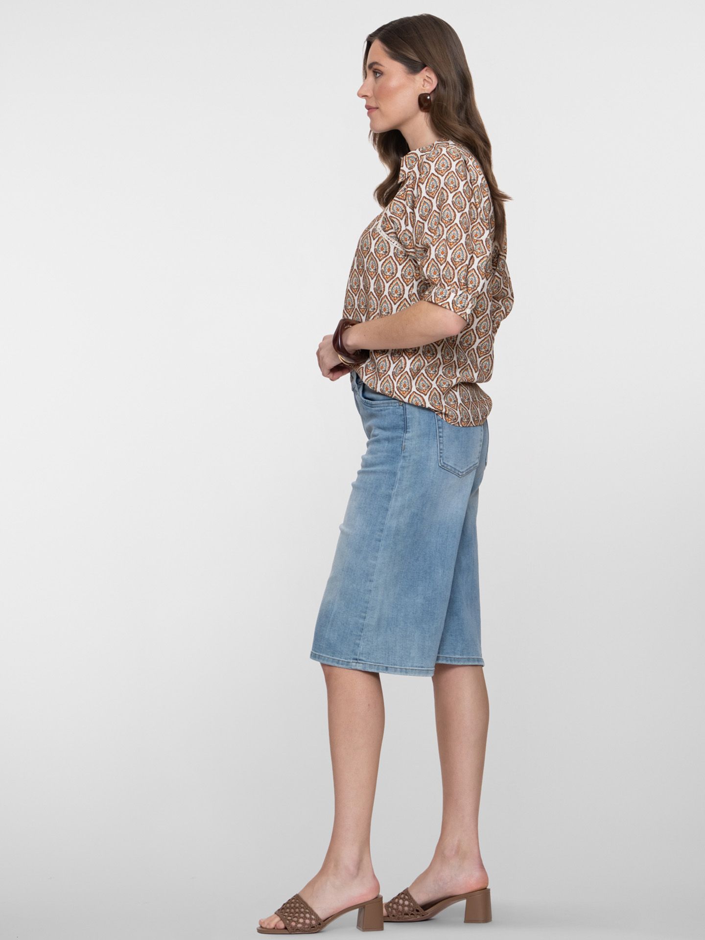 Geisha Wide Fit Jeans Honda Blauw 00083269-800