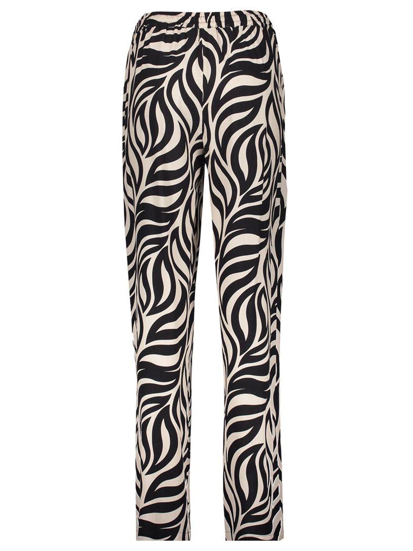 Geisha Pantalon Madison Zwart-wit 00083270-7900