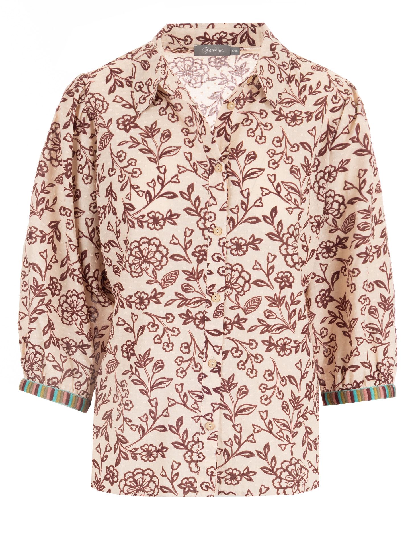 Geisha Blouse Lianne Paars 00083274-4100