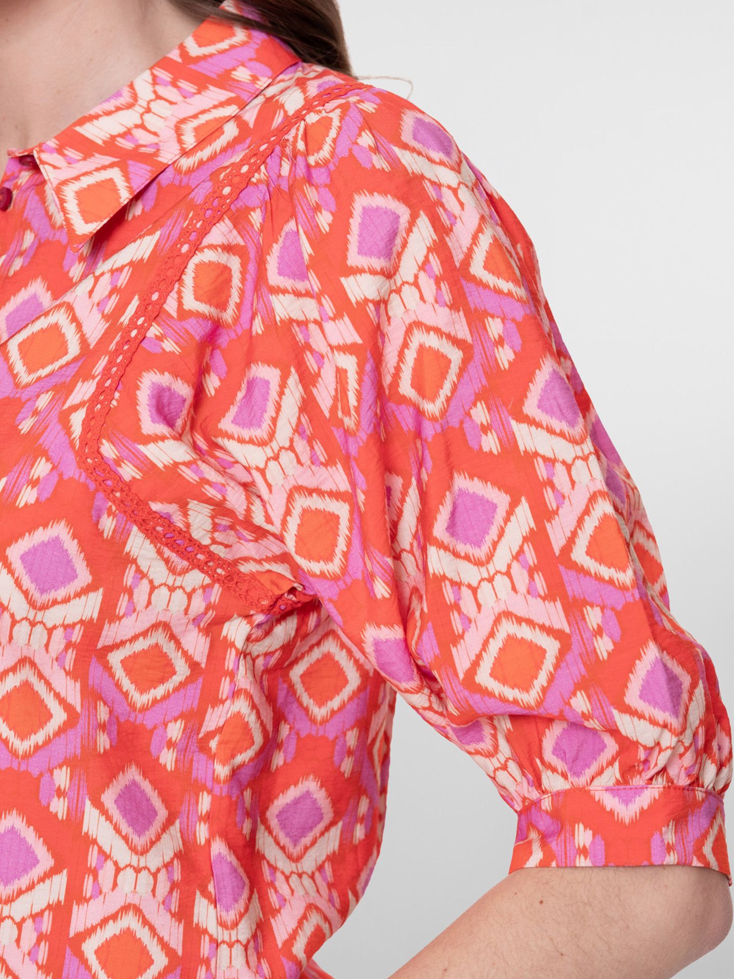 Geisha Blouse Celine Rood 00083276-4800