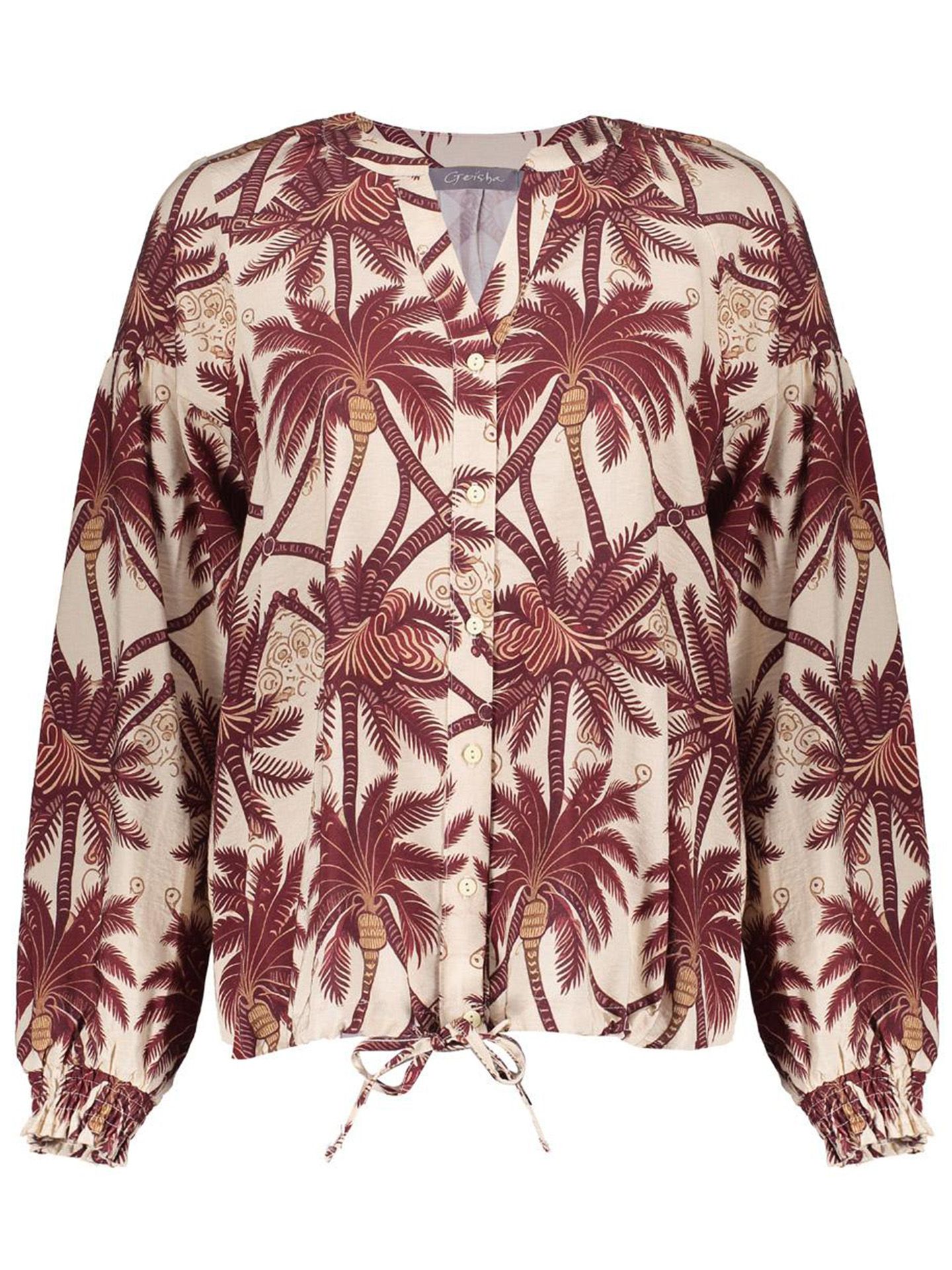 Geisha Blouse Lia Paars 00083280-4100