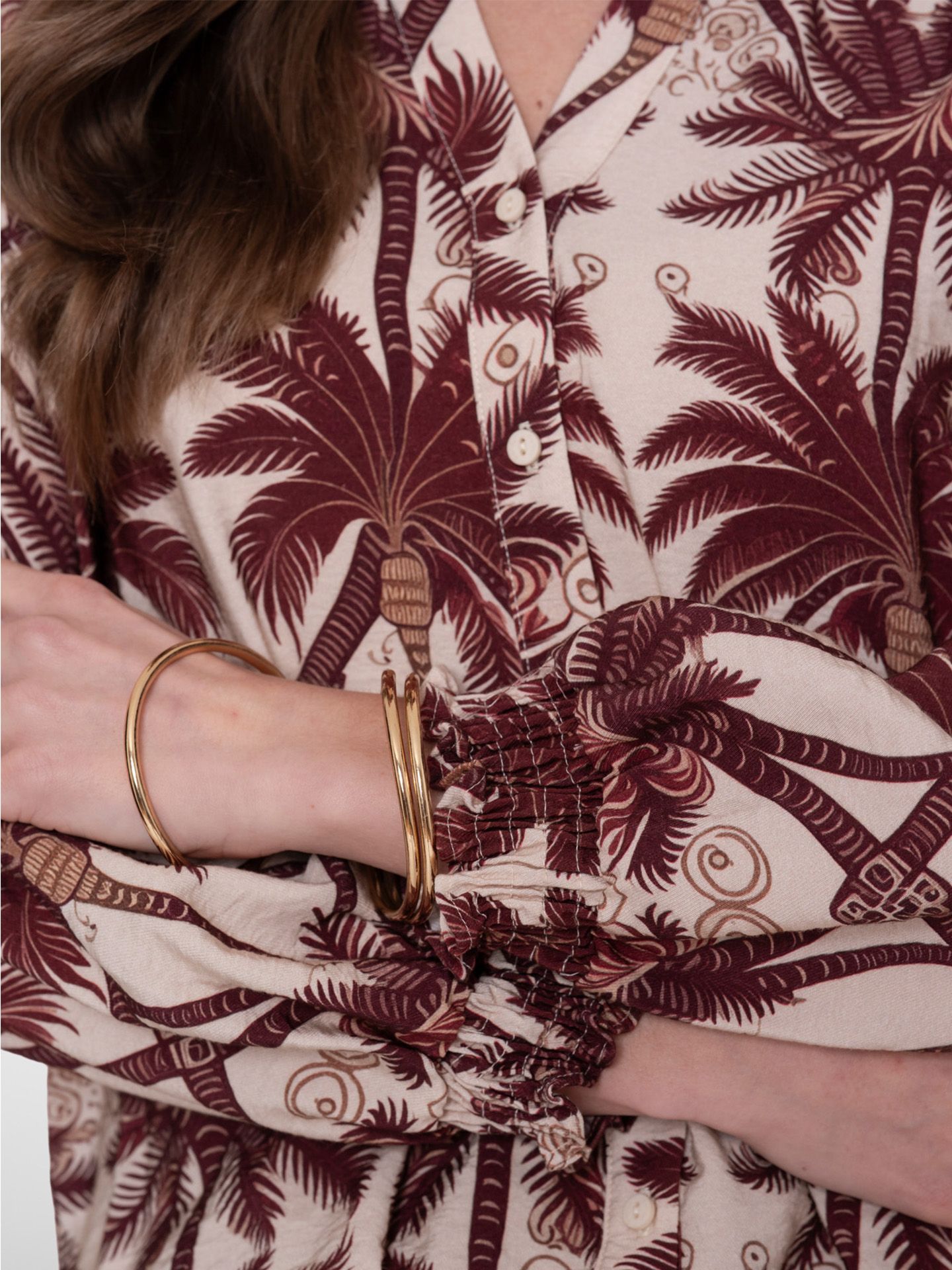 Geisha Blouse Lia Paars 00083280-4100