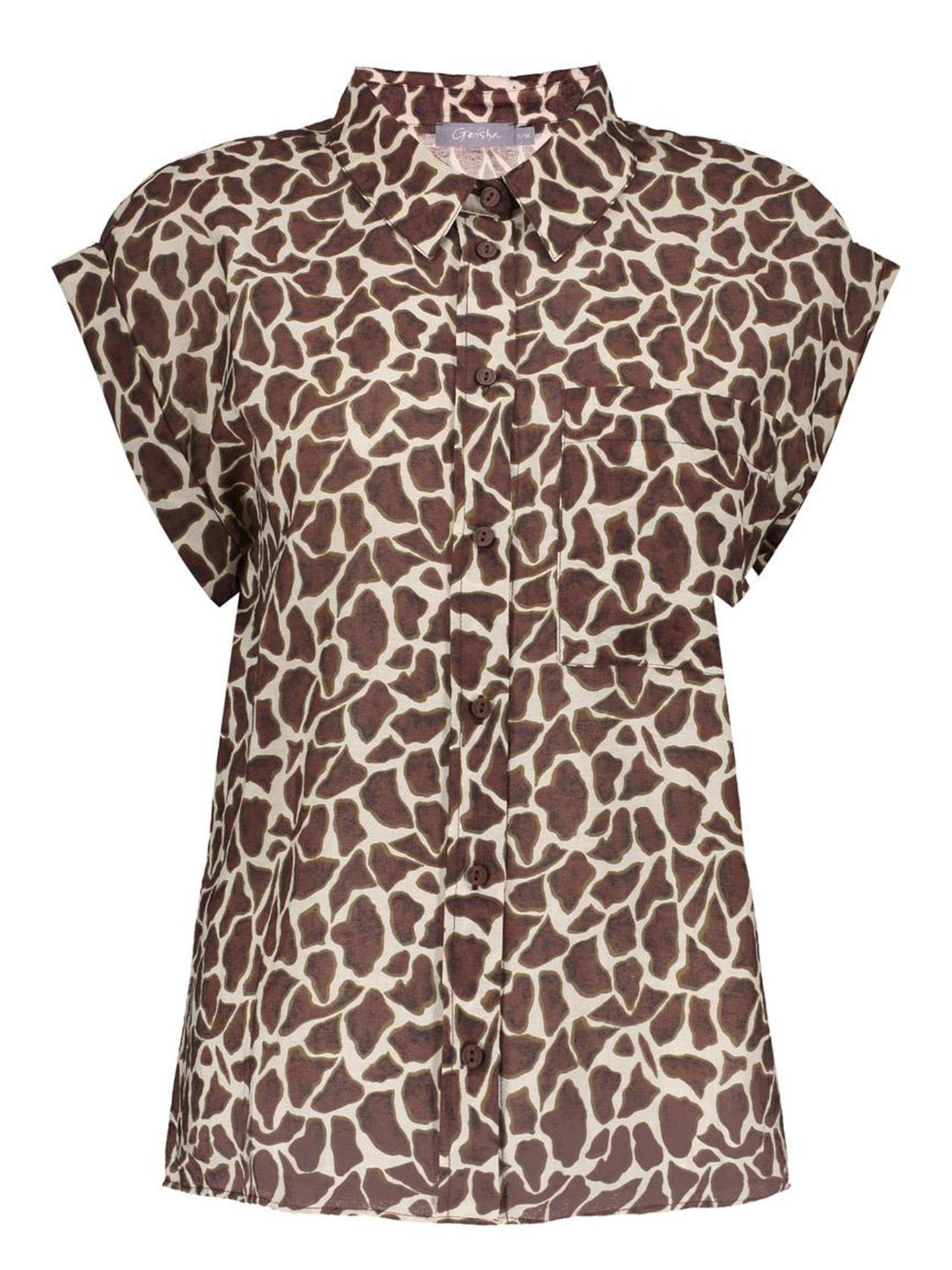 Geisha Blouse Nadie Bruin 00083283-5800