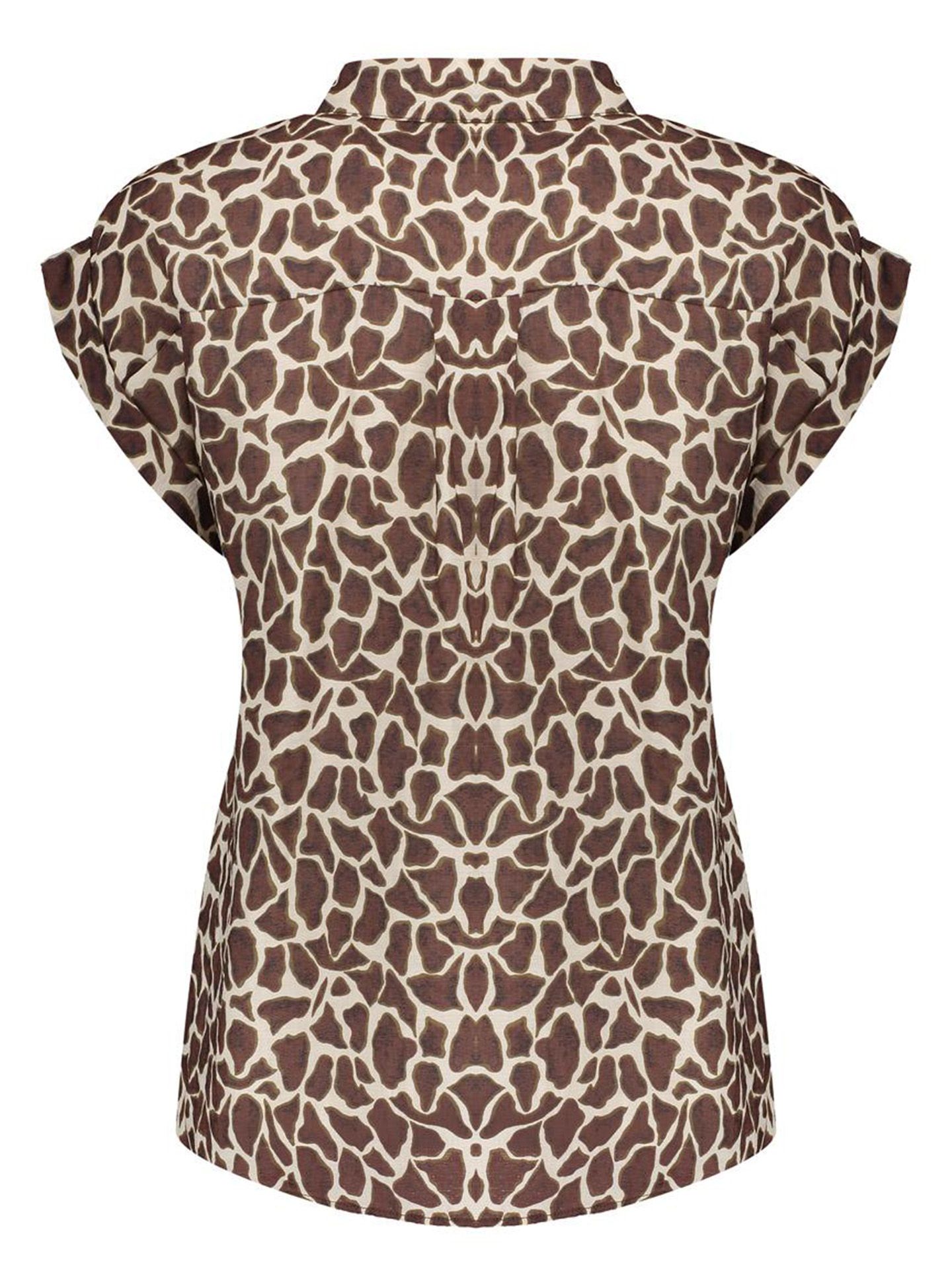 Geisha Blouse Nadie Bruin 00083283-5800