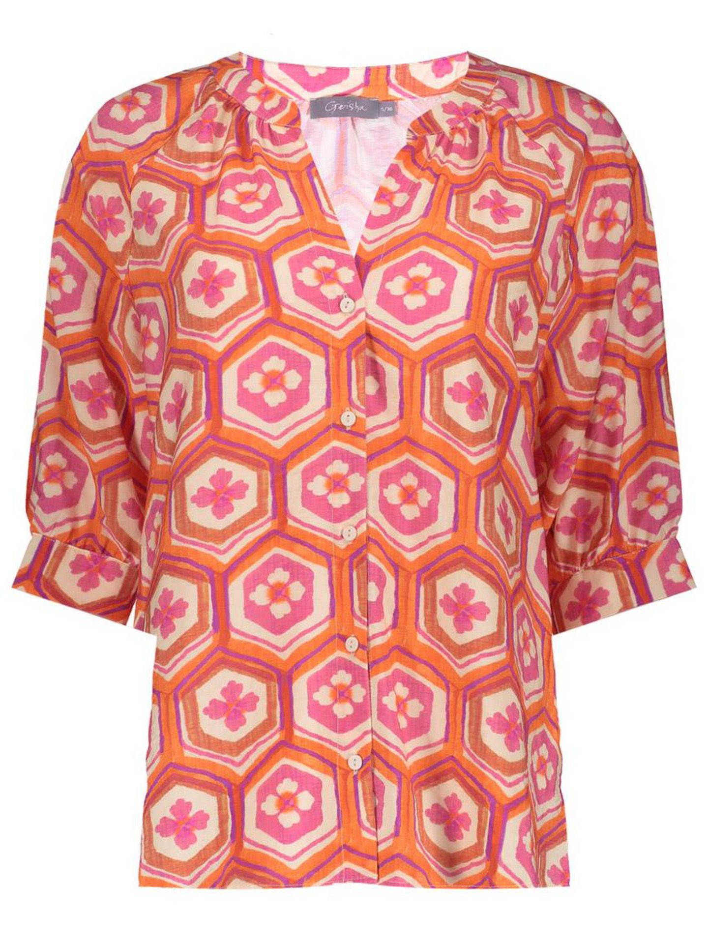 Geisha Blouse Jessy Oranje 00083284-3200