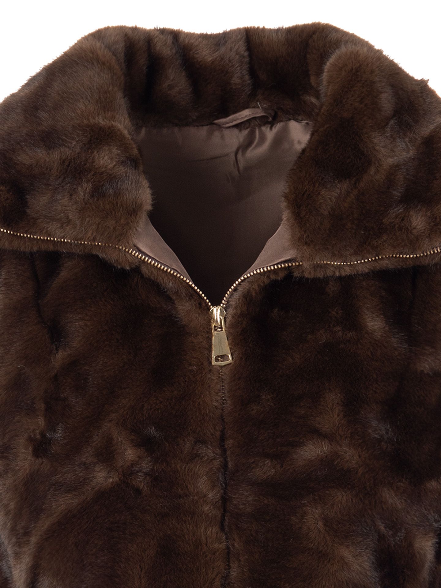Schijvens mode Gilet Jooske Bruin 00083301-5800