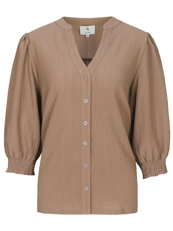 C&S The Label Blouse Laila Taupe 2900079802056