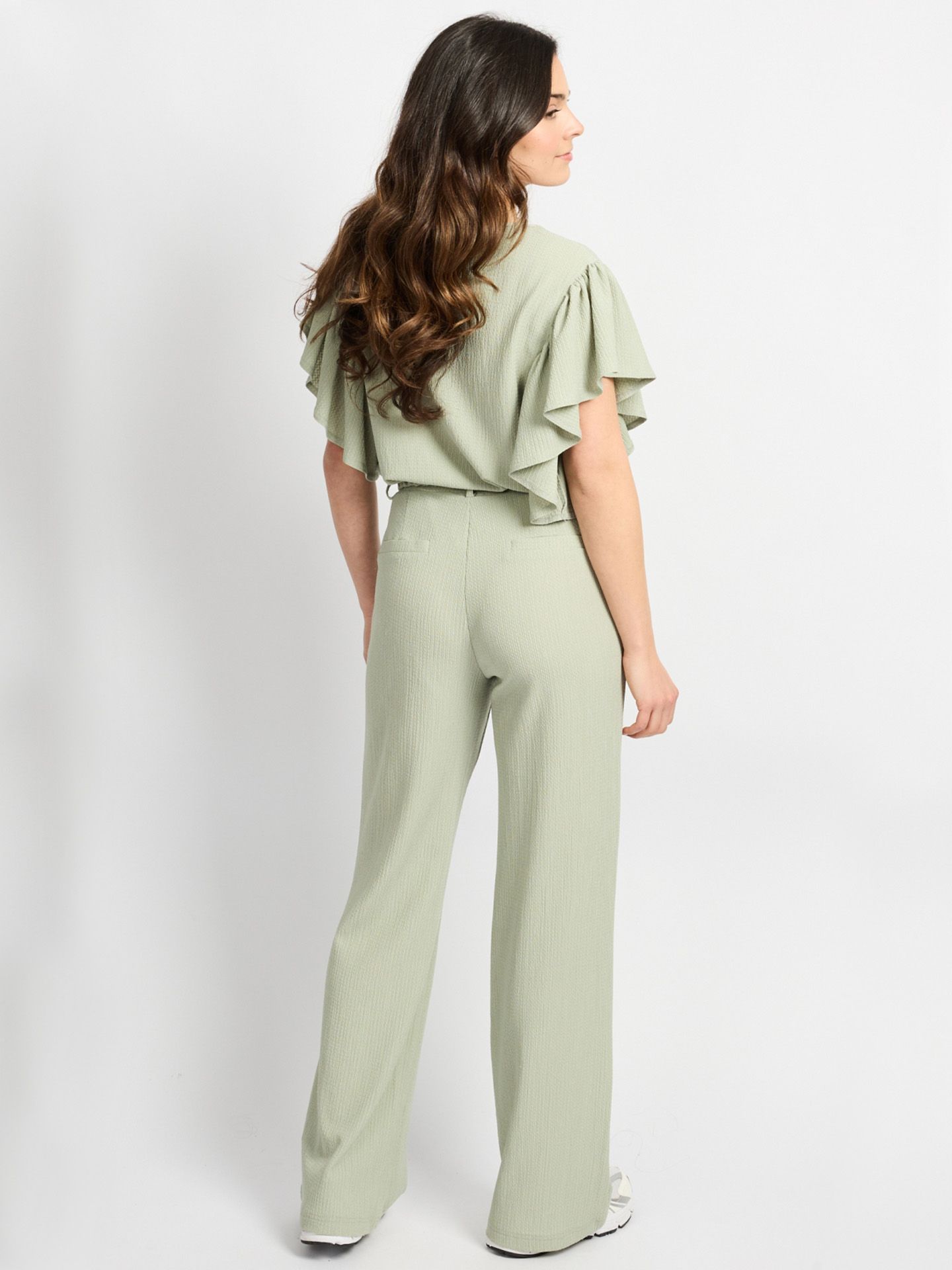 C&S The Label Pantalon Presem Groen 00083317-6100