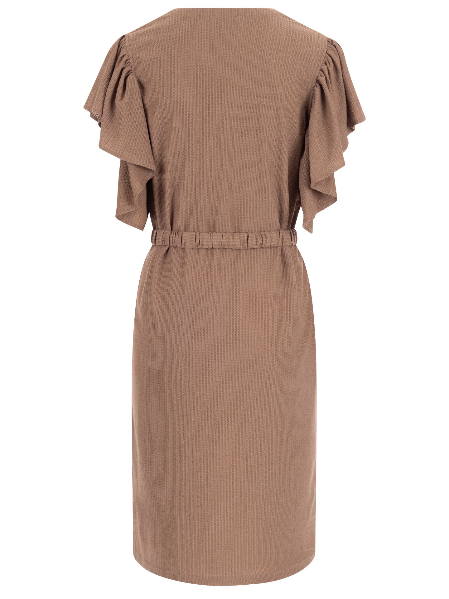 C&S The Label Jurk Daisy Taupe 00083319-5510