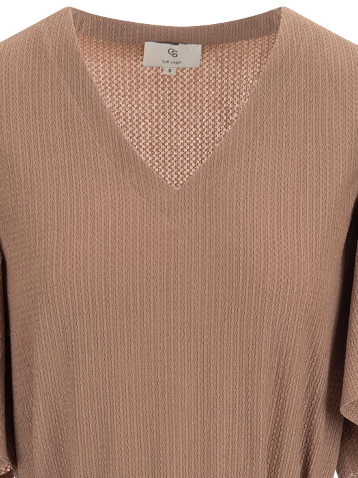 C&S The Label Jurk Daisy Taupe 00083319-5510