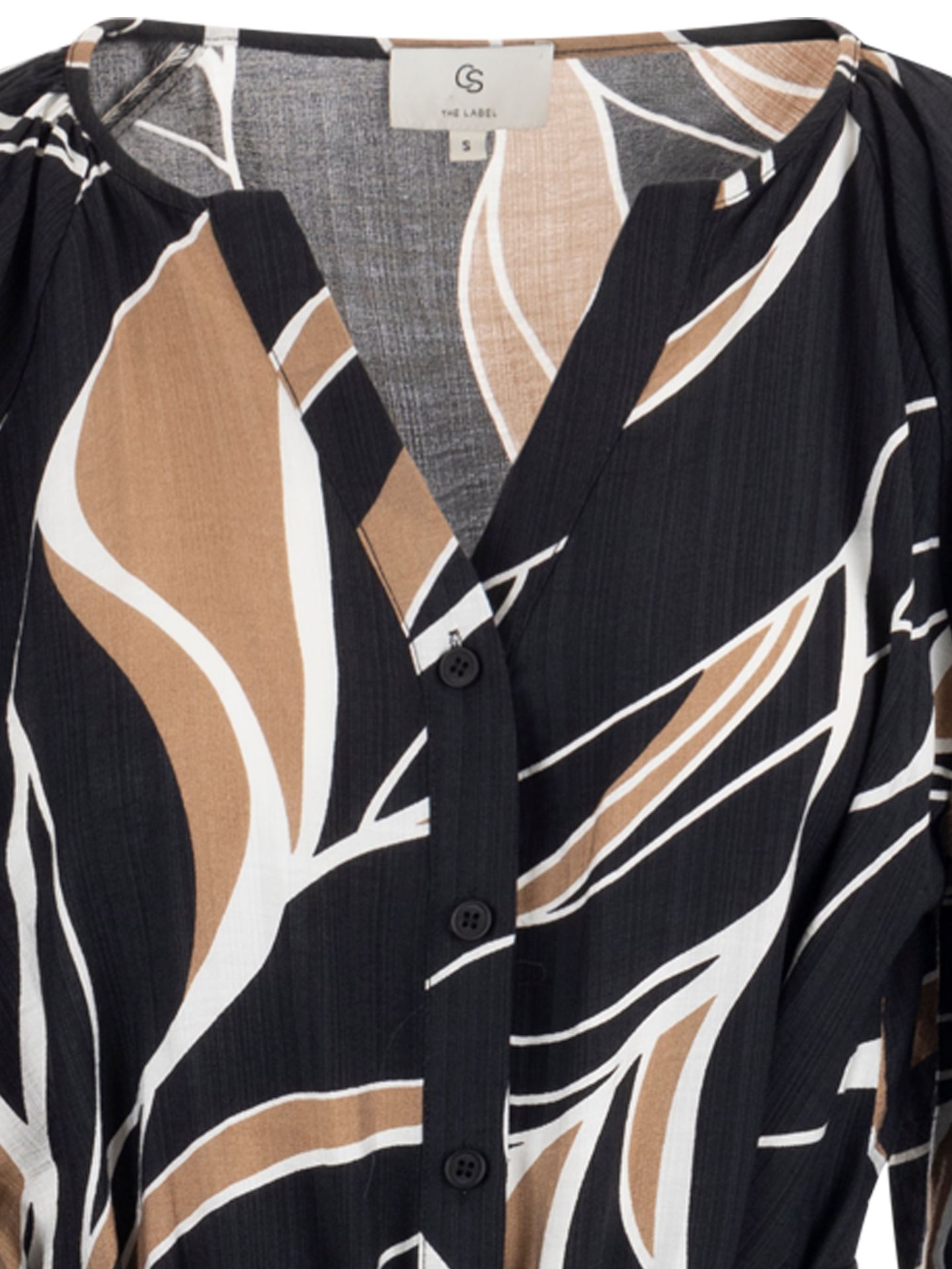 C&S The Label Jurk Dacia Zwart 00083320-7500