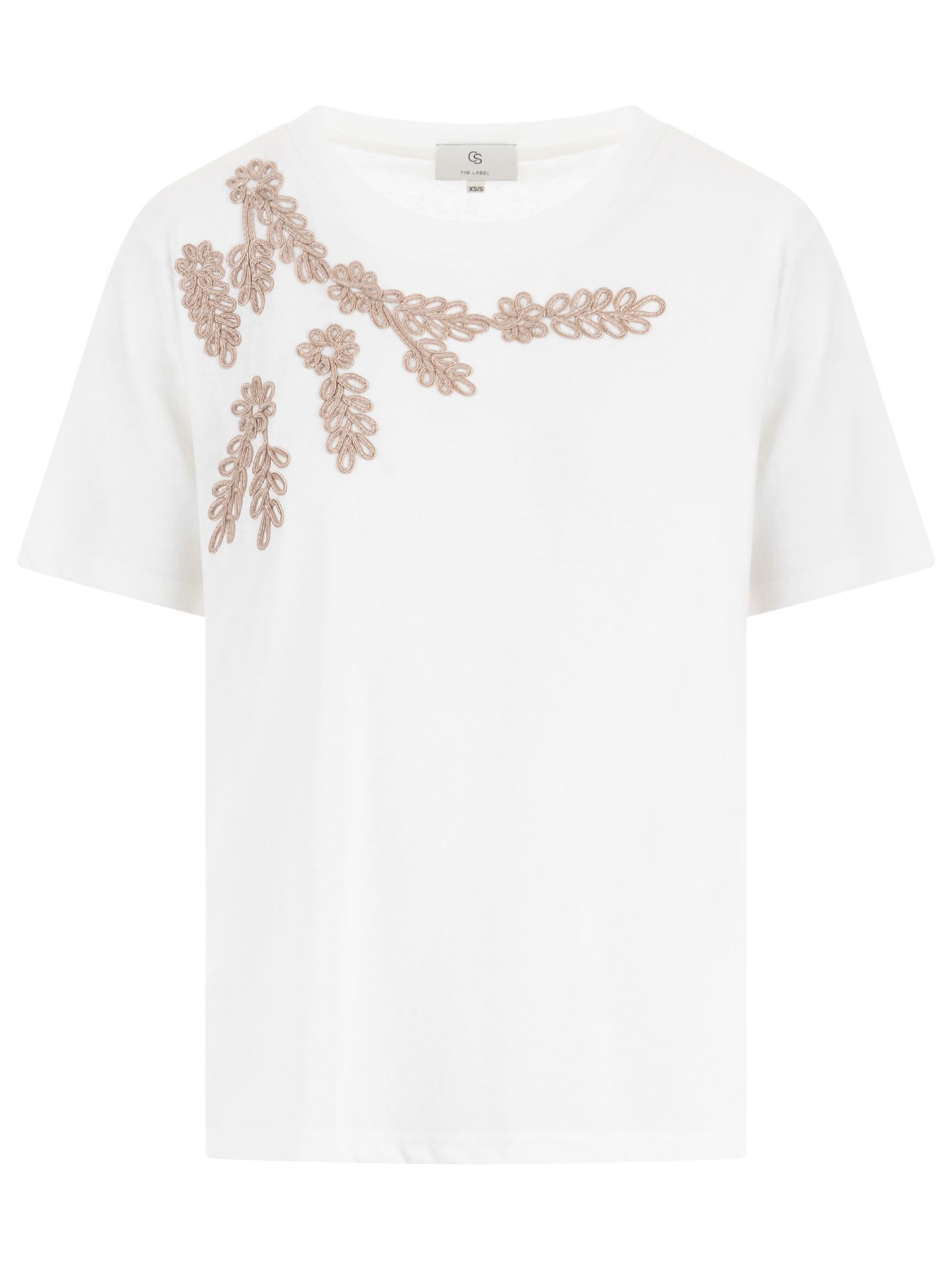 C&S The Label T-shirt Tika Taupe 00083321-5510