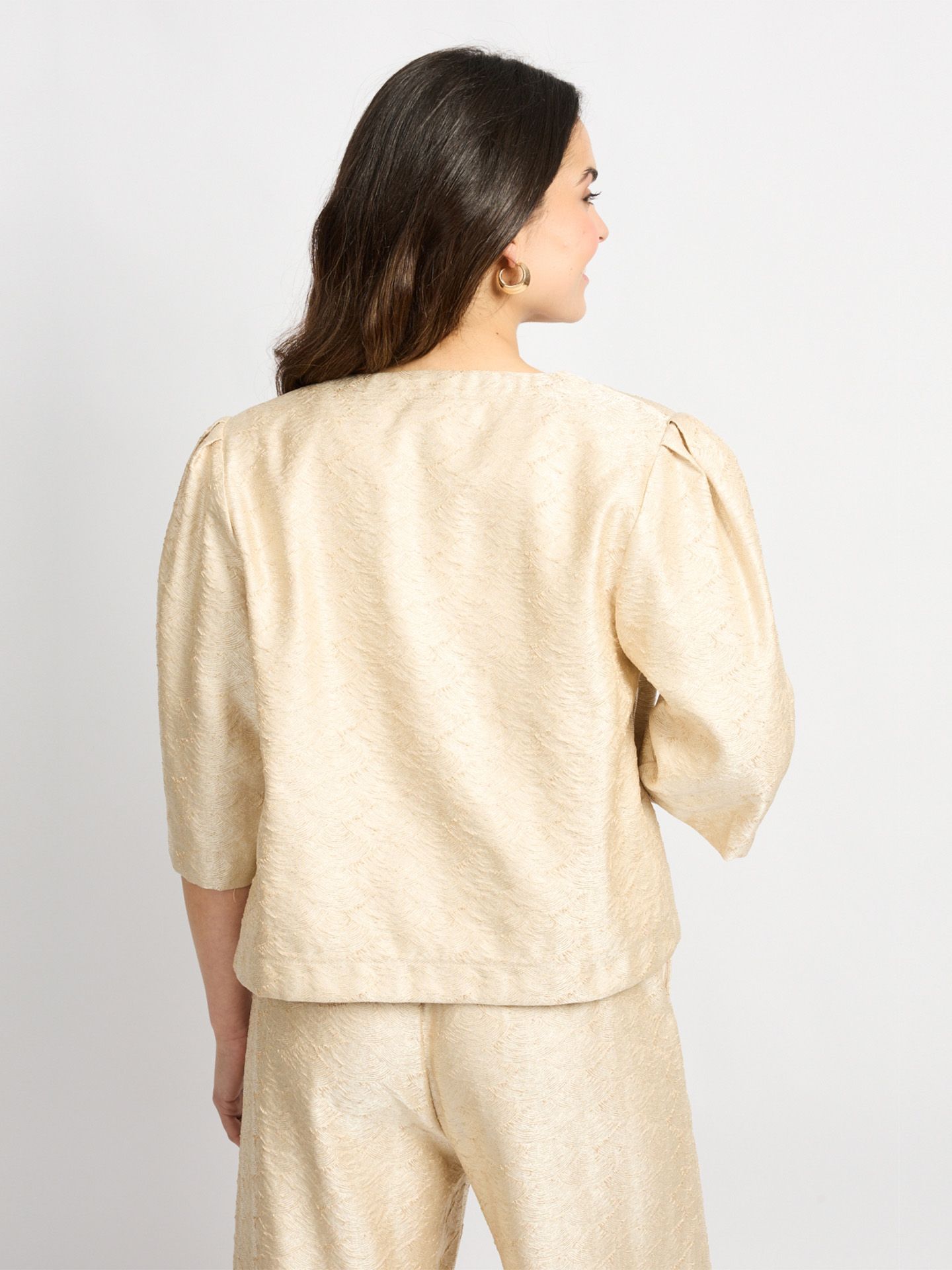 C&S The Label Vest Josephine Beige 00083322-5201