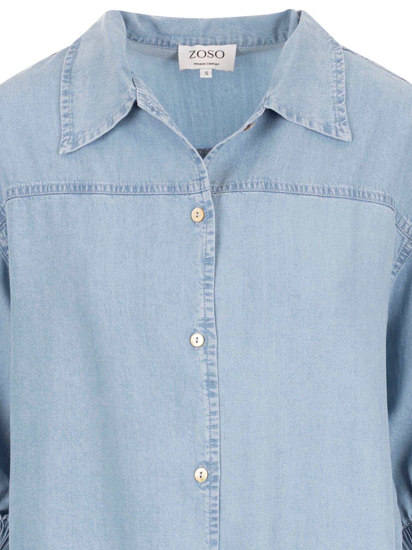 Zoso Blouse Maaike Blauw 00083347-500