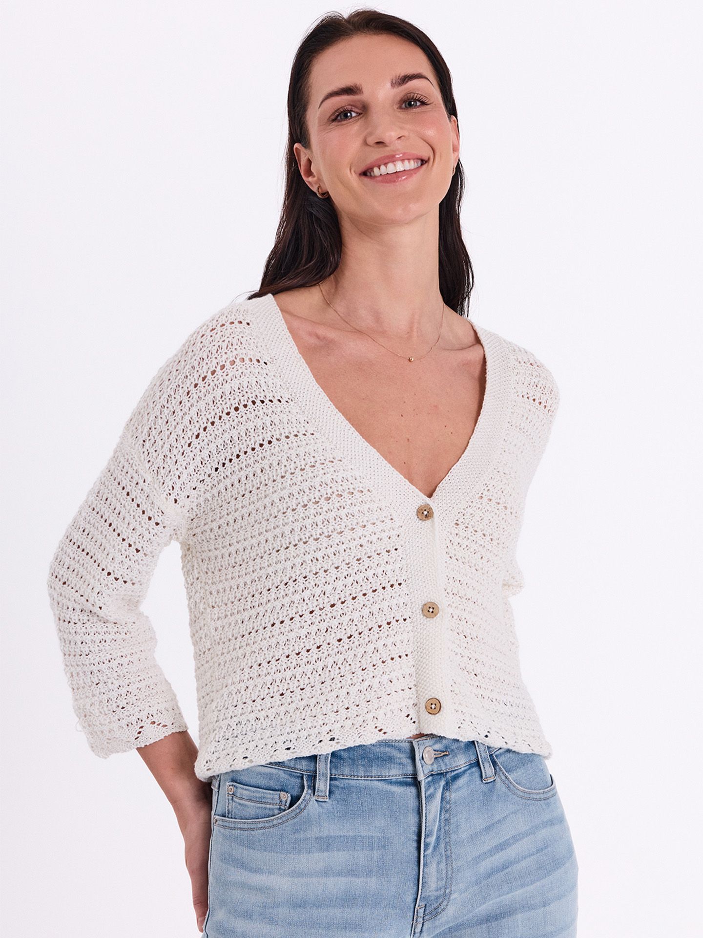 Freequent Vest Calivi Wit 00083378-7000