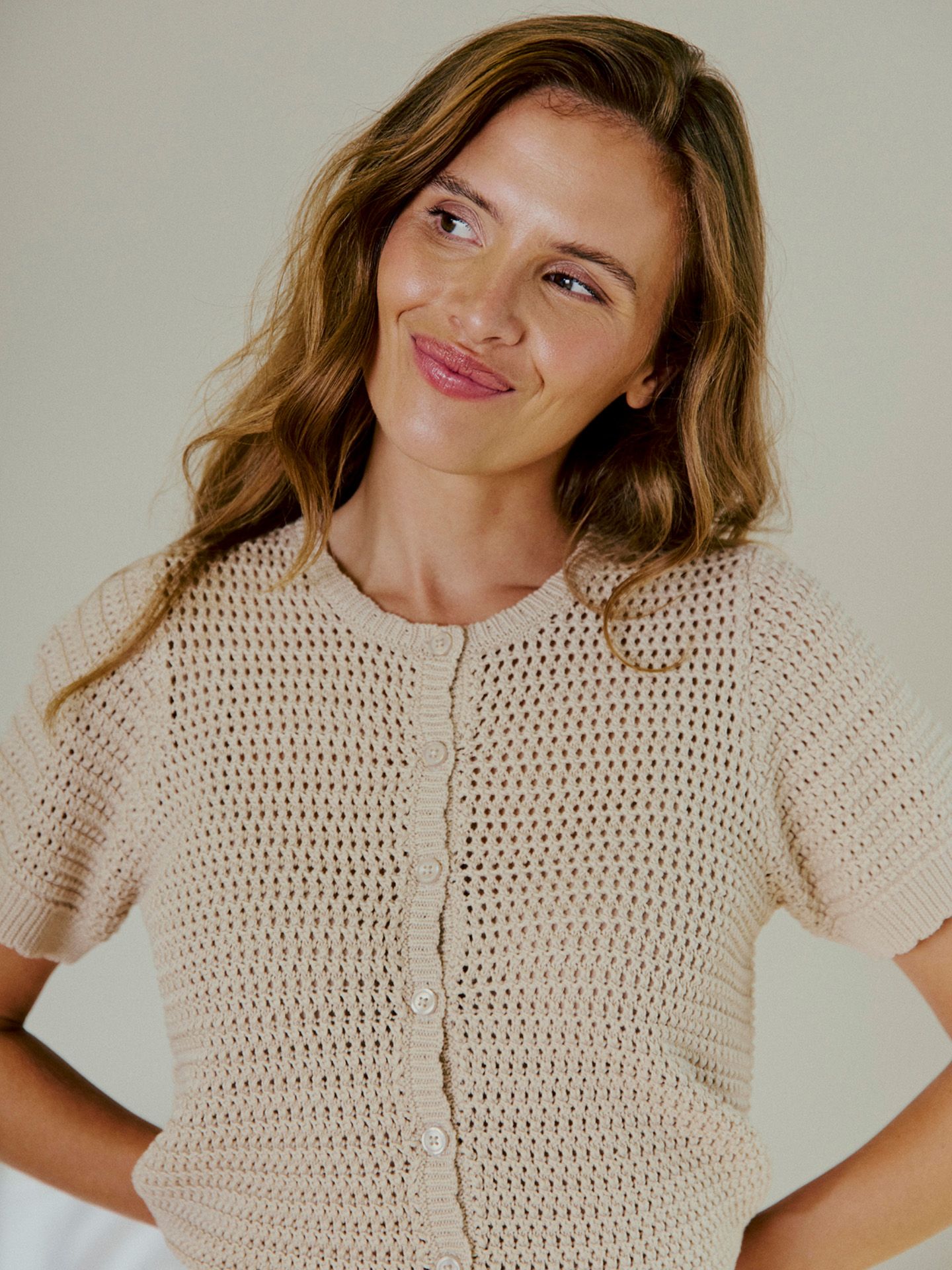 Freequent Vest Tota Beige 00083379-5200