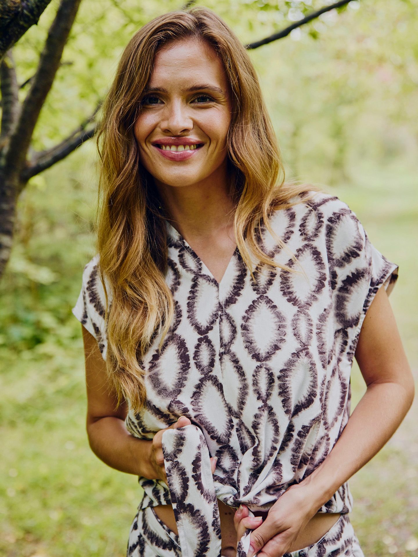 Freequent Blouse Lavisco Bruin 00083380-5800