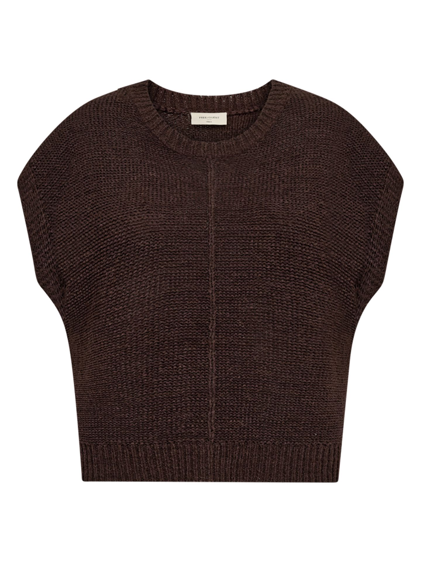 Freequent Pull-over Estapper Bruin 00083387-5800