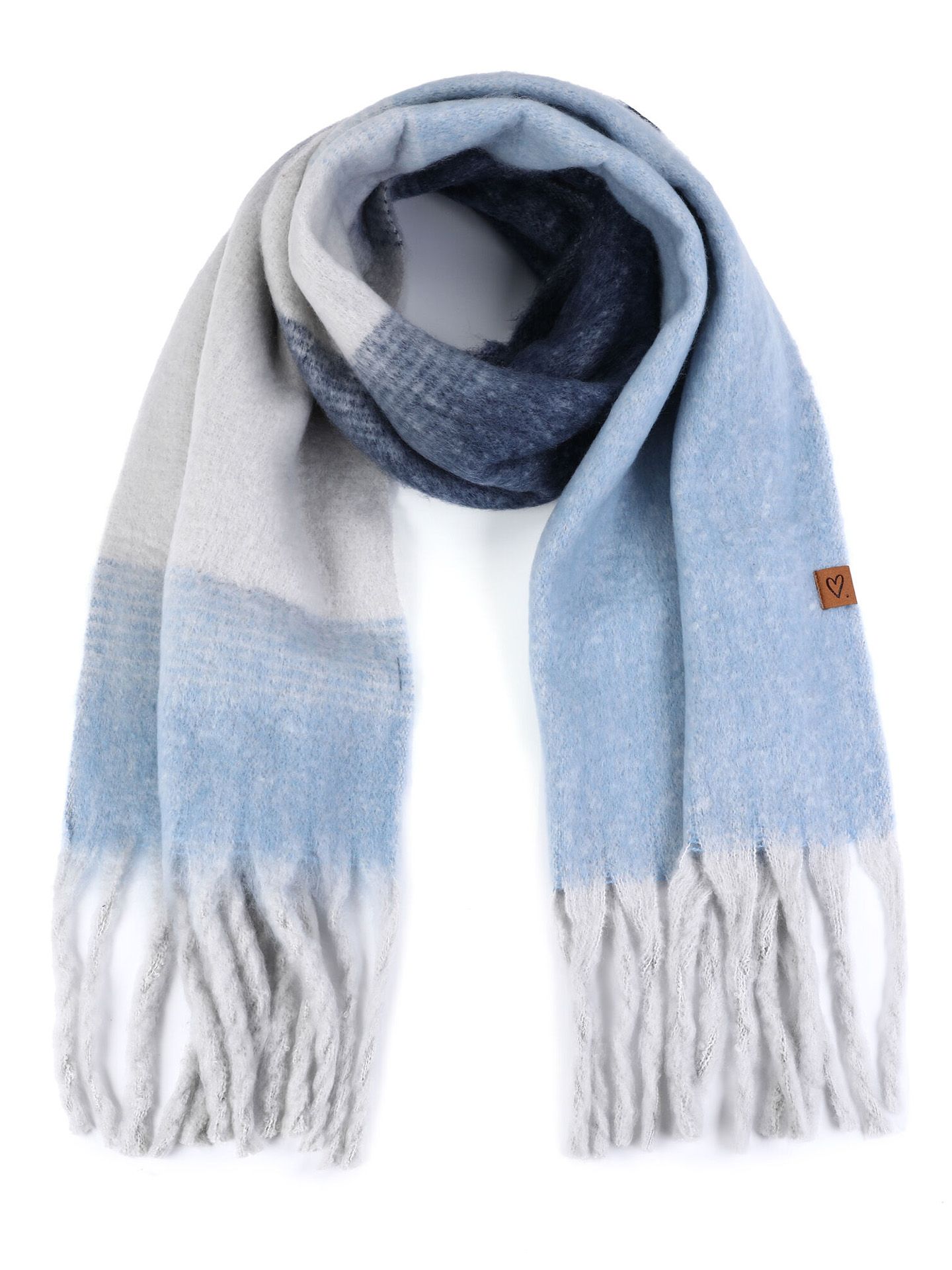 Schijvens mode Sjaal Janice Blauw 00083402-1600 Schijvens mode Sjaal Janice Blauw 00083402-1600