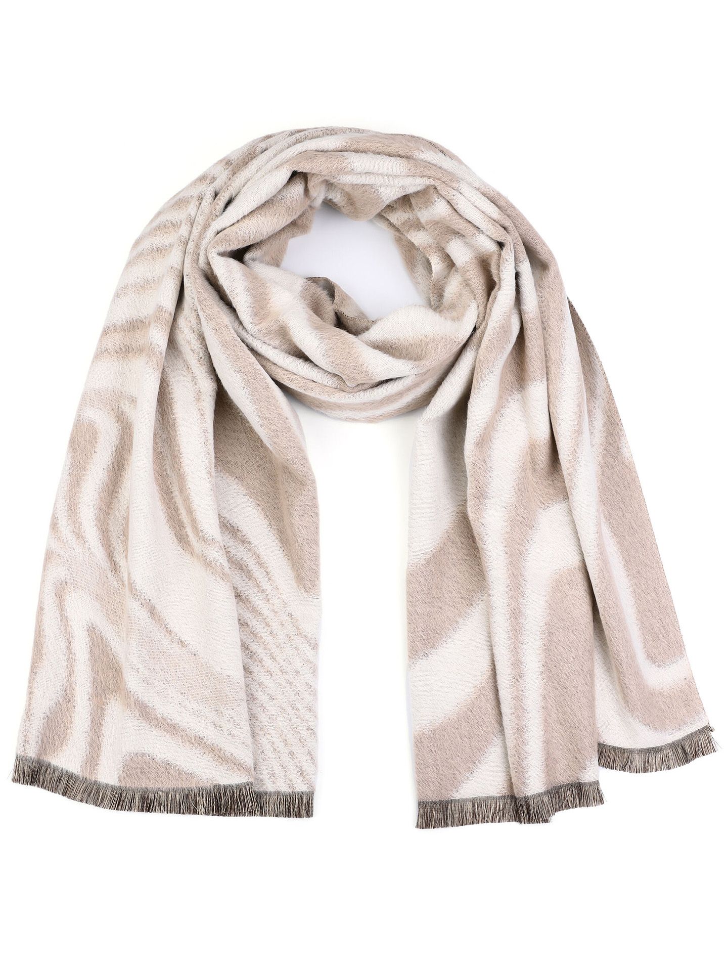 Schijvens mode Sjaal Sita Beige 2900079960015