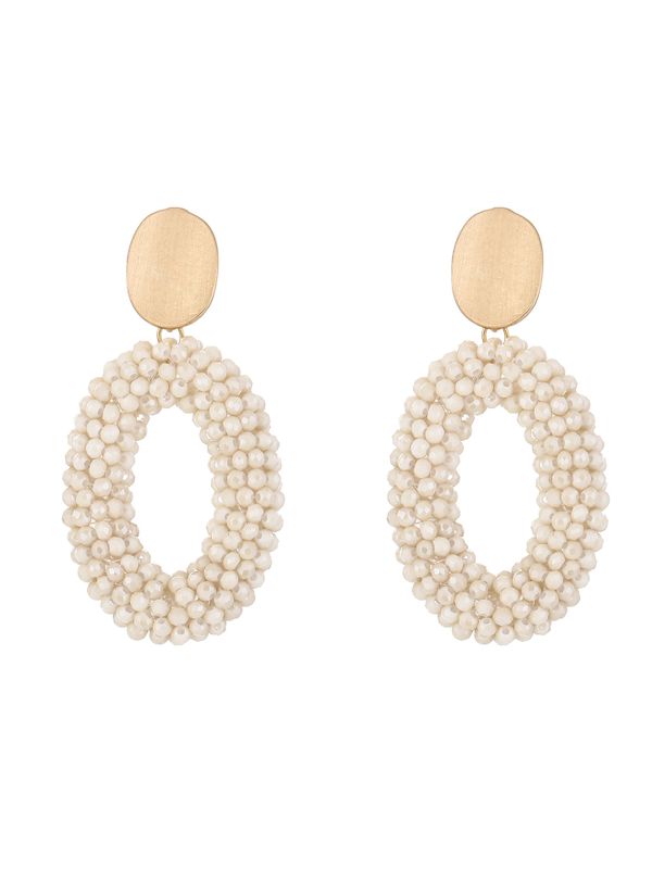 Schijvens mode Oorbel Jalissa Beige 2900081665014