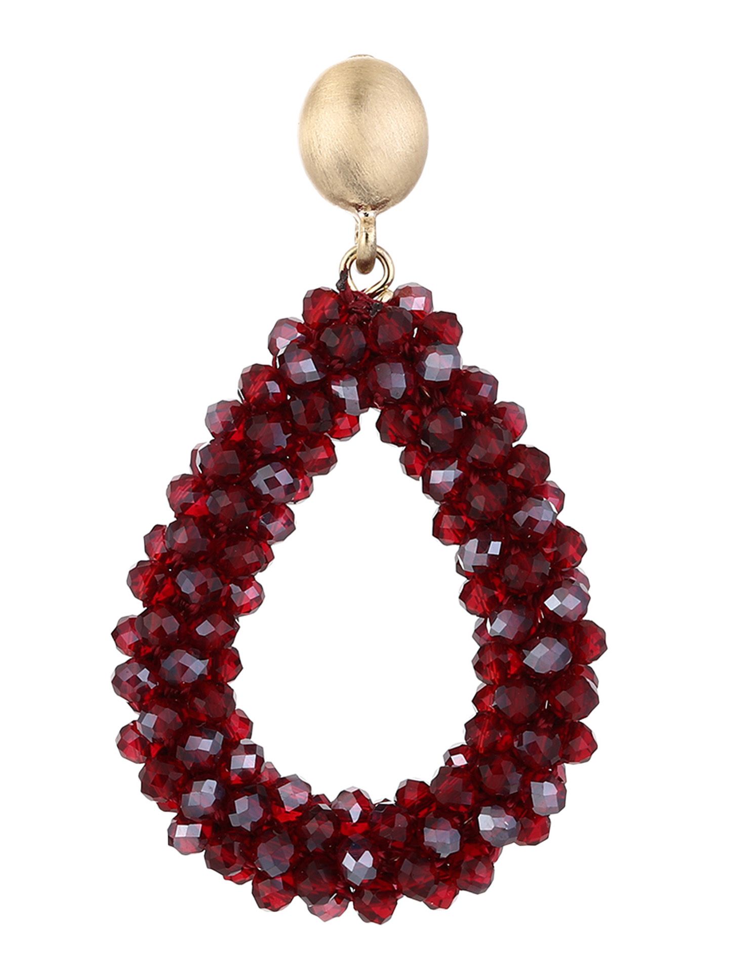 Schijvens mode Oorbel Jackie Rood 00083419-4800